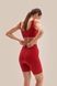 Вкорочений топ у рубчик &mdash; Apple Red Bella-0091 фото 2