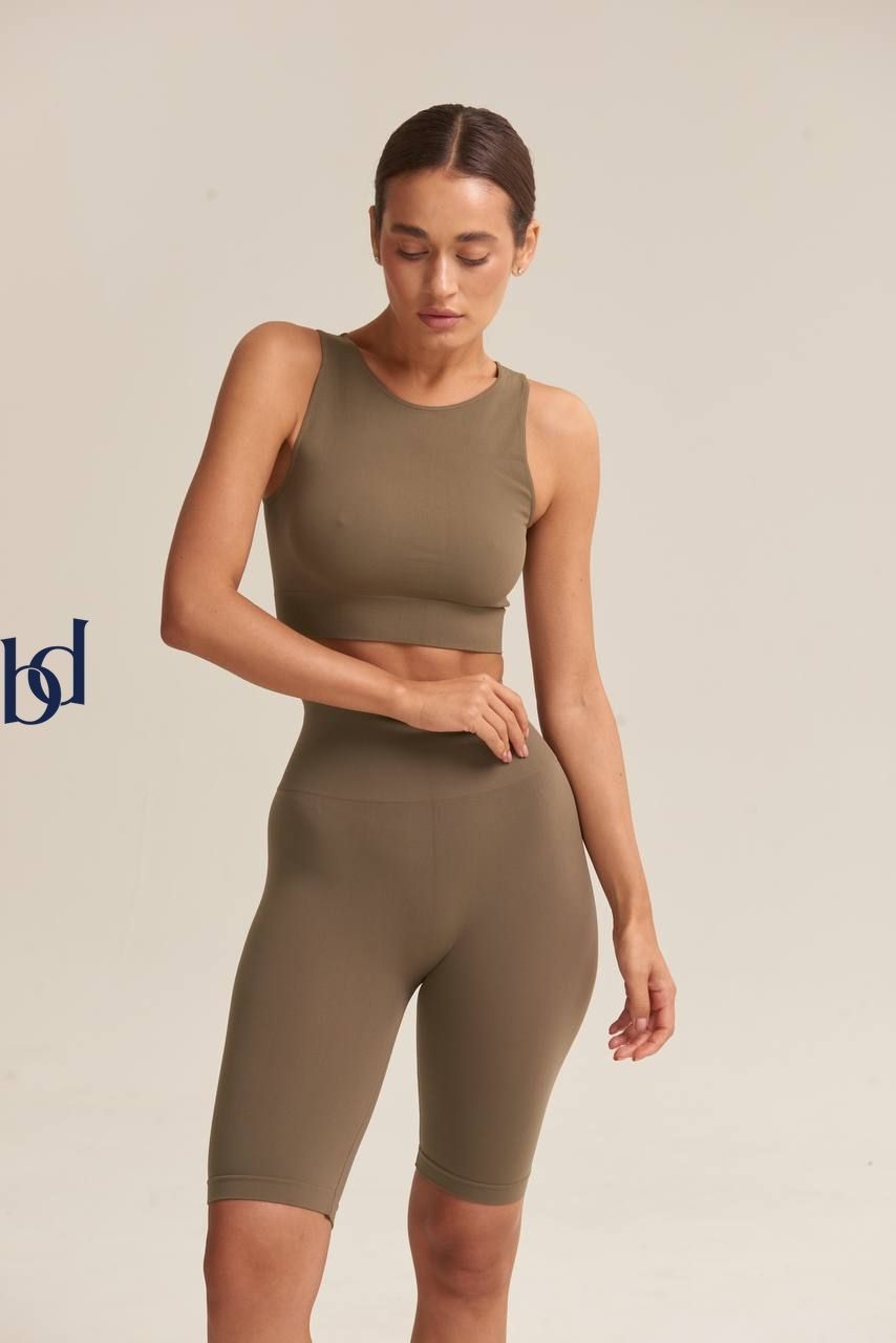 Жіночі велосипедки smooth - Khaki Bella-0073 фото